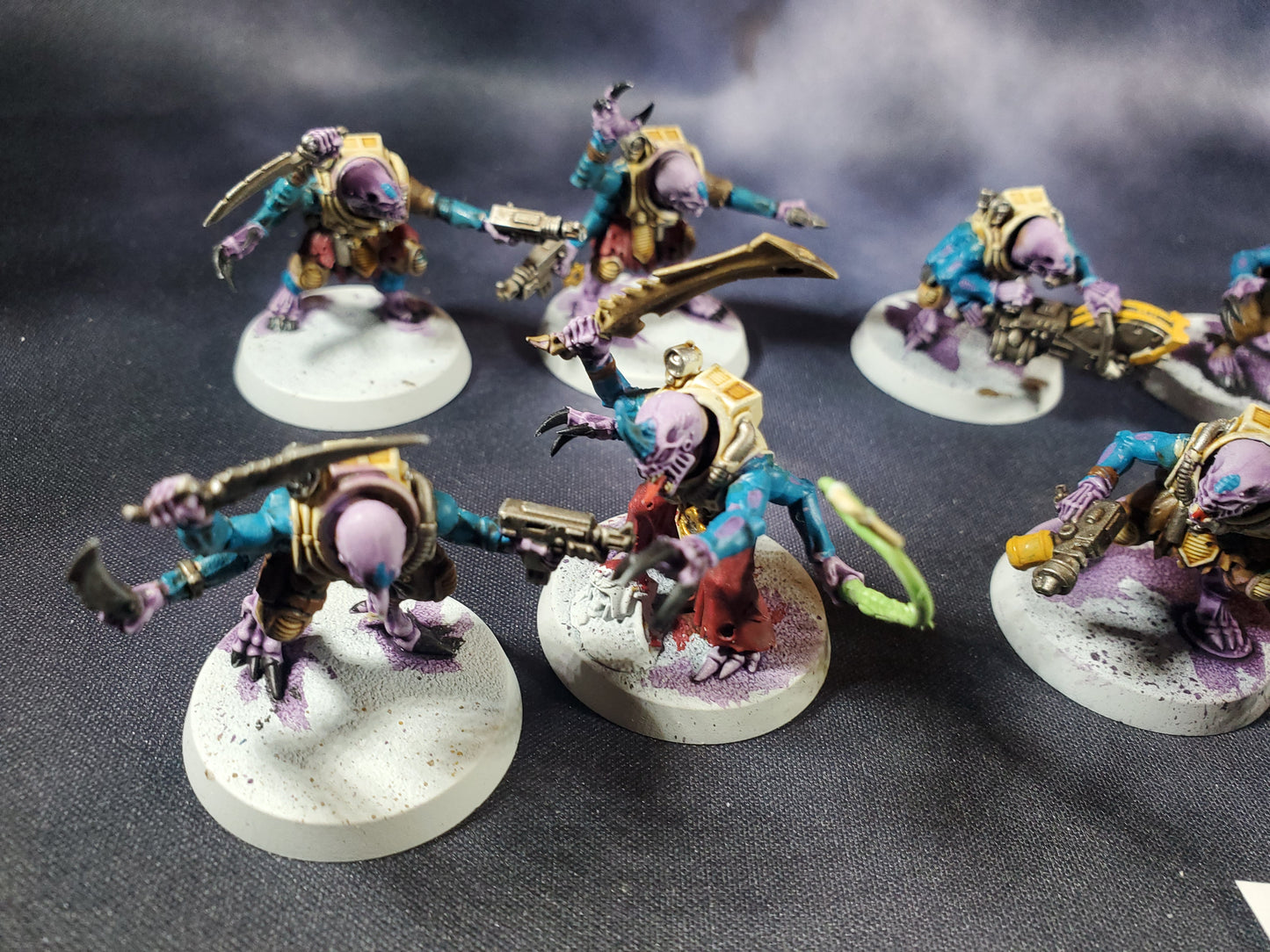 Warhammer 40k Genestealer Cults Tyranids Acolyte Hybrids Painted