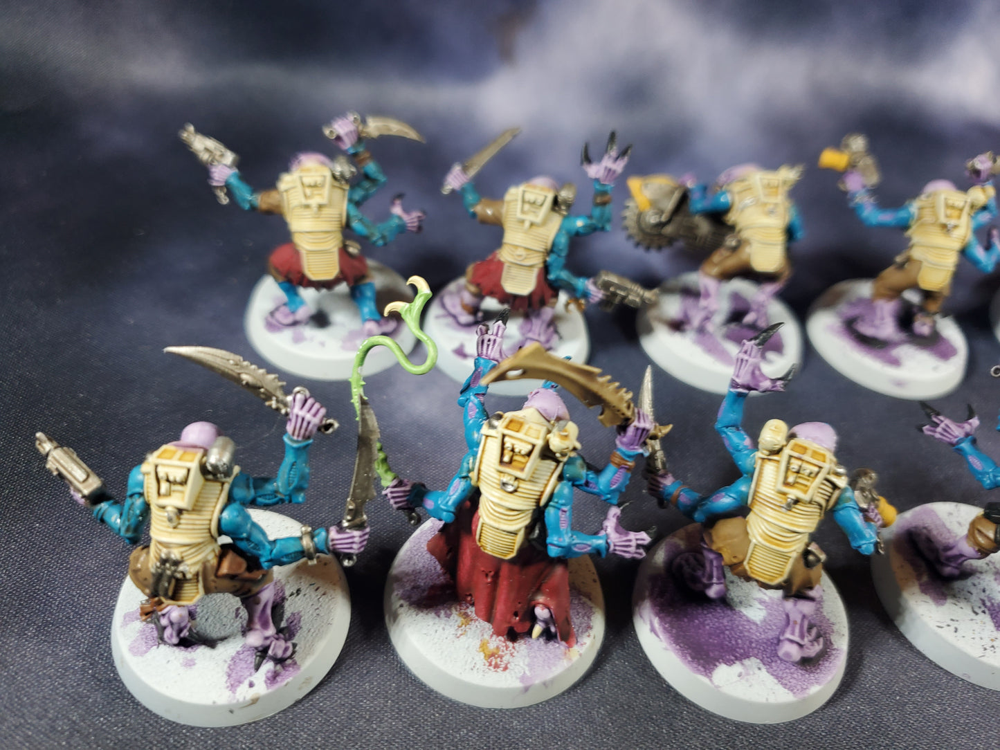 Warhammer 40k Genestealer Cults Tyranids Acolyte Hybrids Painted
