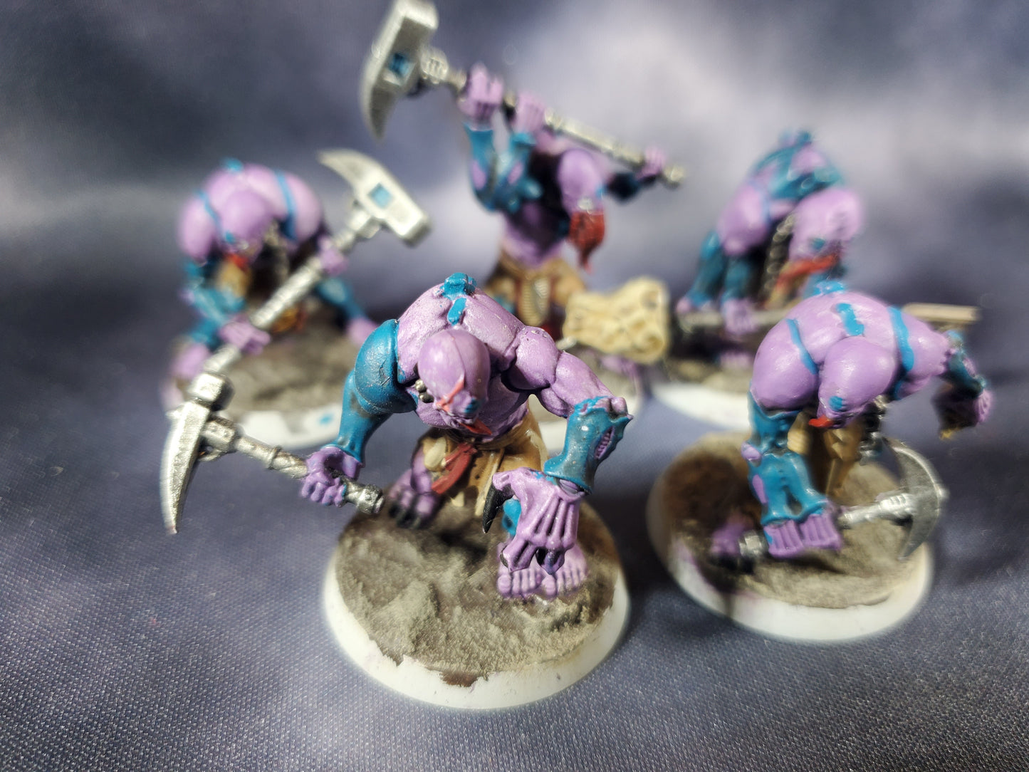 Warhammer 40k Genestealer Cults Tyranids Aberrants Painted