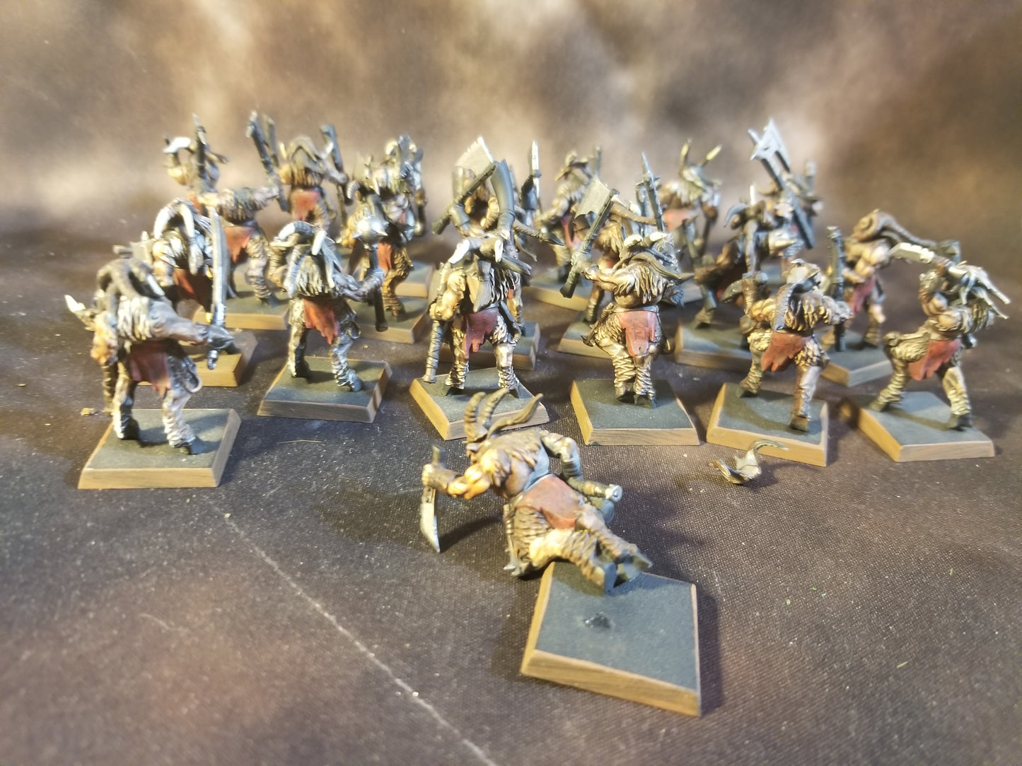 Warhammer Age of Sigmar AOS Destruction Beastmen Beasts of Chaos Gors Painted