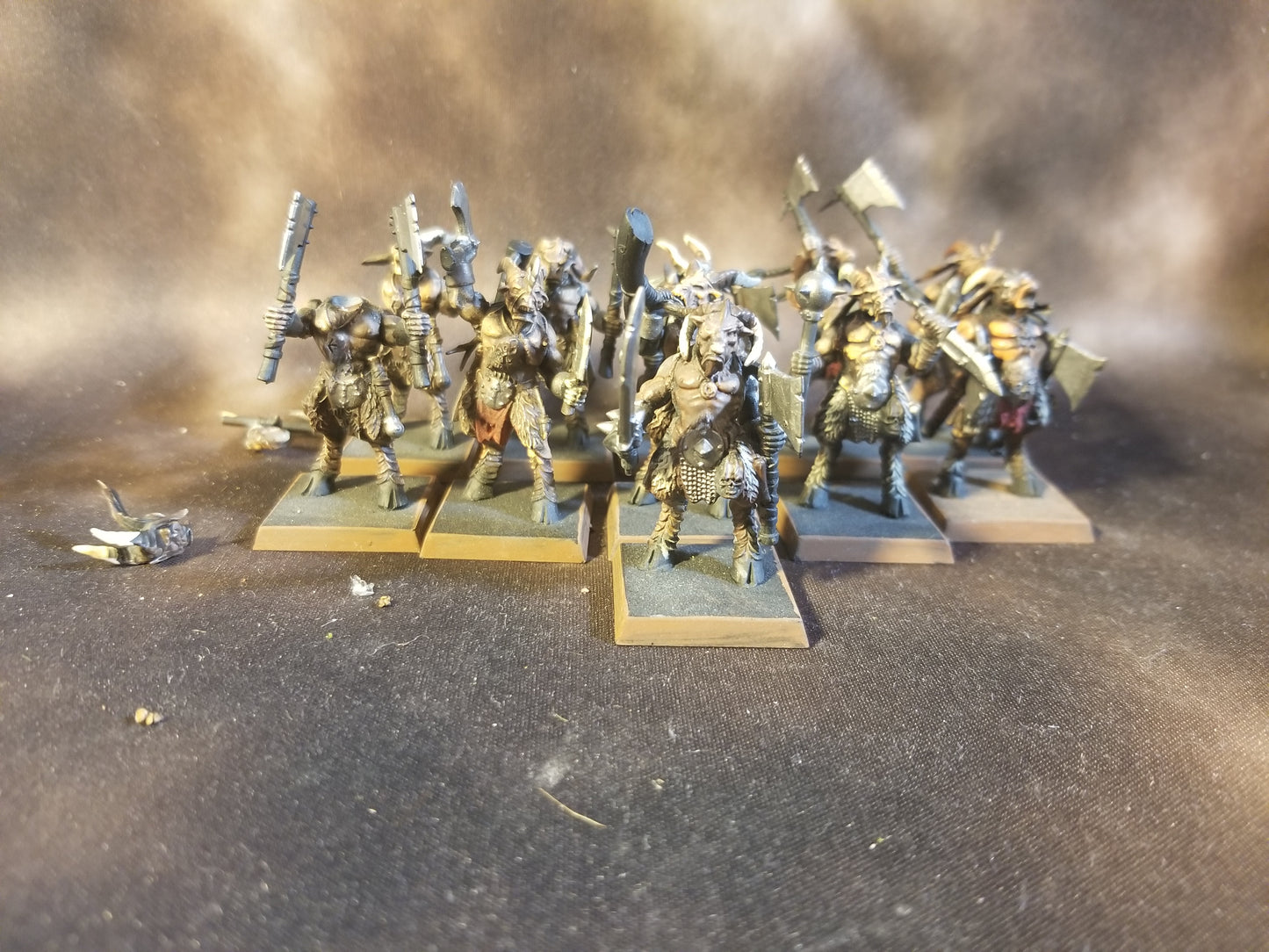Warhammer Age of Sigmar AOS Destruction Beastmen Beasts of Chaos Gors Painted