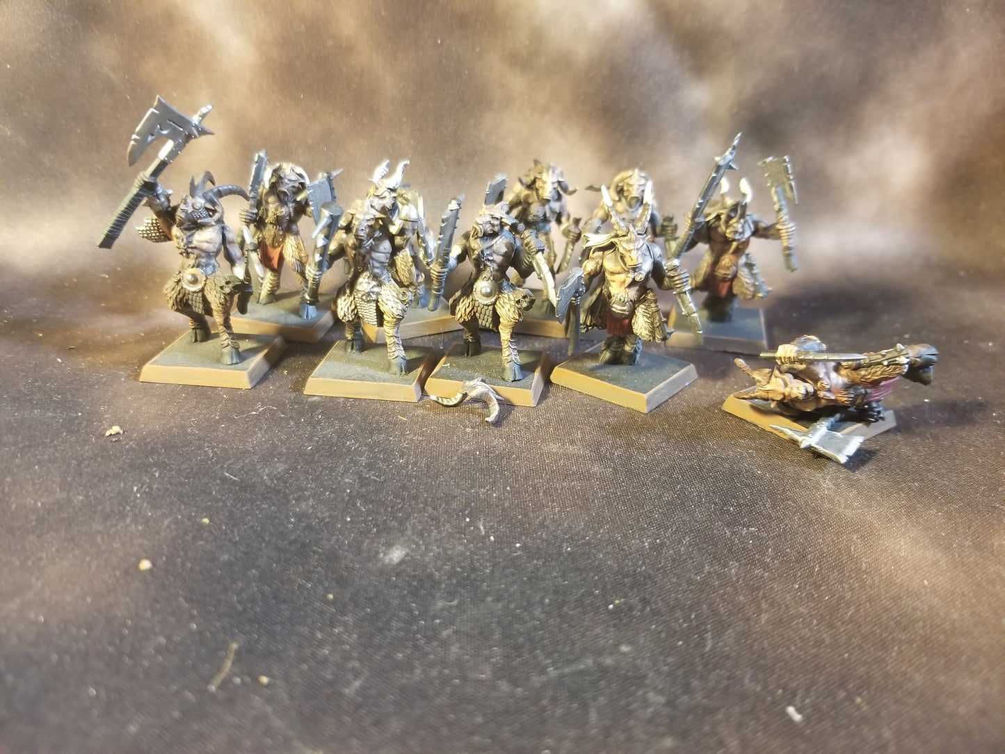 Warhammer Age of Sigmar AOS Destruction Beastmen Beasts of Chaos Gors Painted