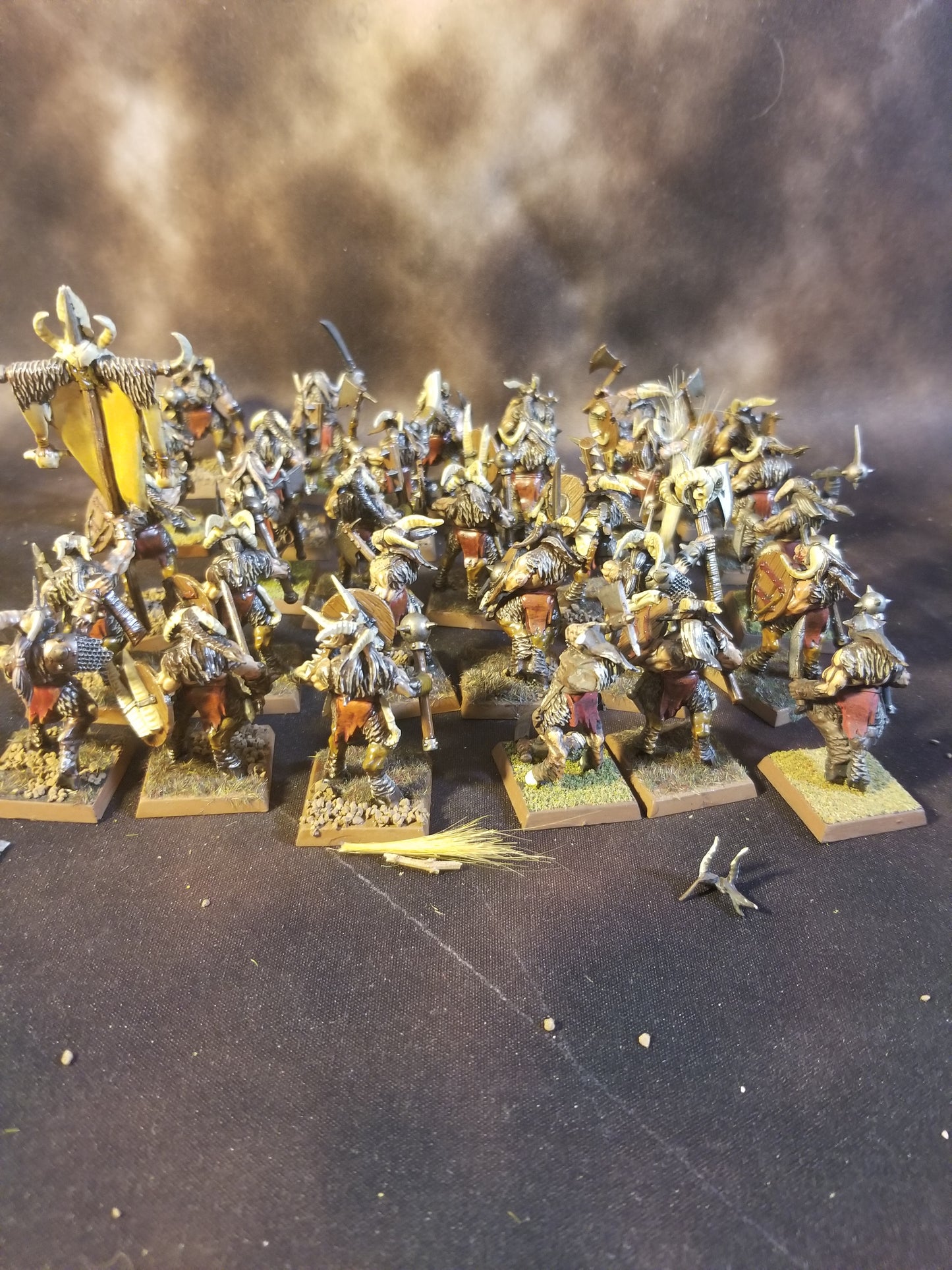 Warhammer Age of Sigmar AOS Destruction Beastmen Beasts of Chaos Gors Painted