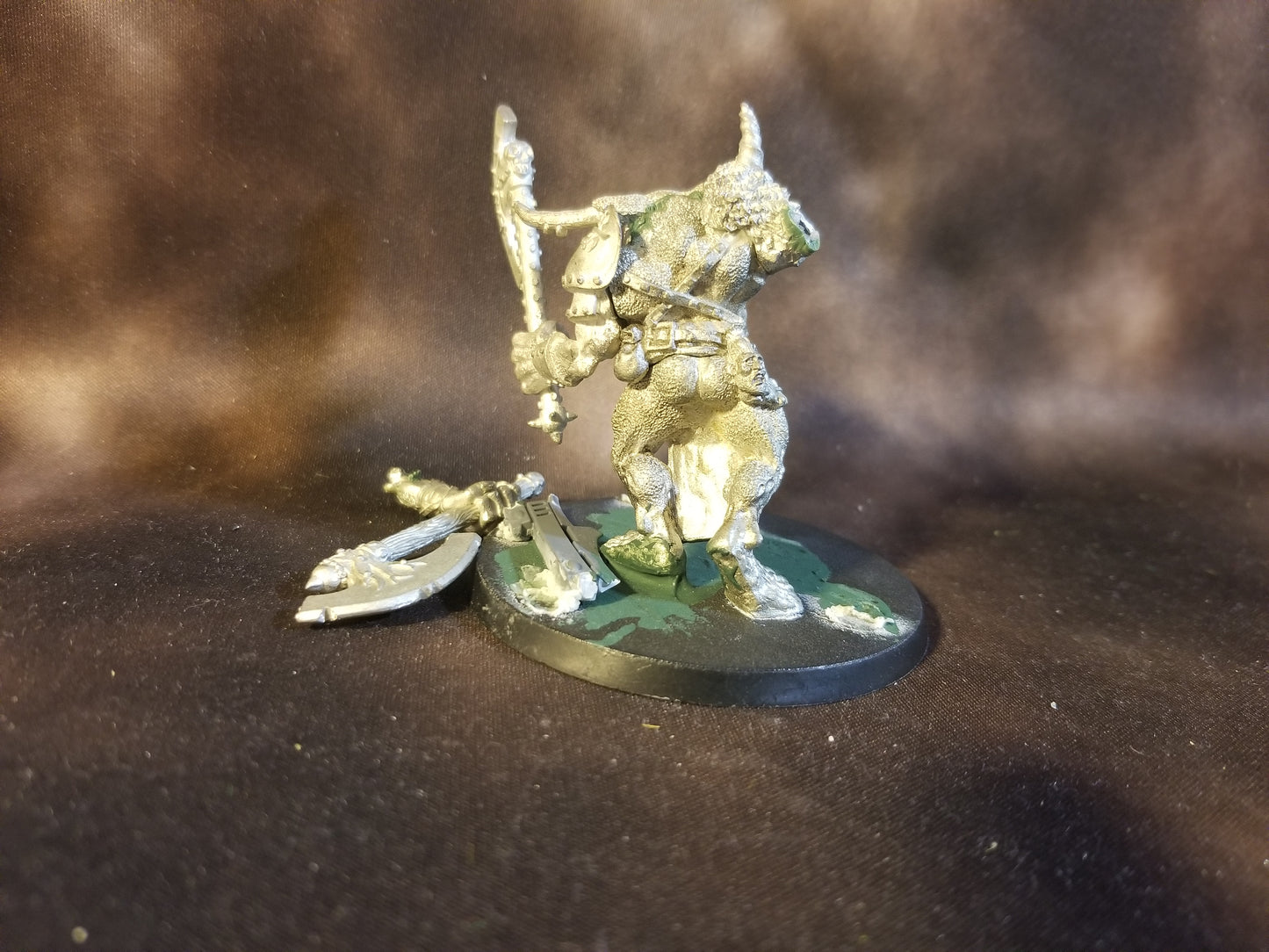Warhammer Age of Sigmar AOS Destruction Beastmen Beasts of Chaos Doombull Bullgor Metal OOP