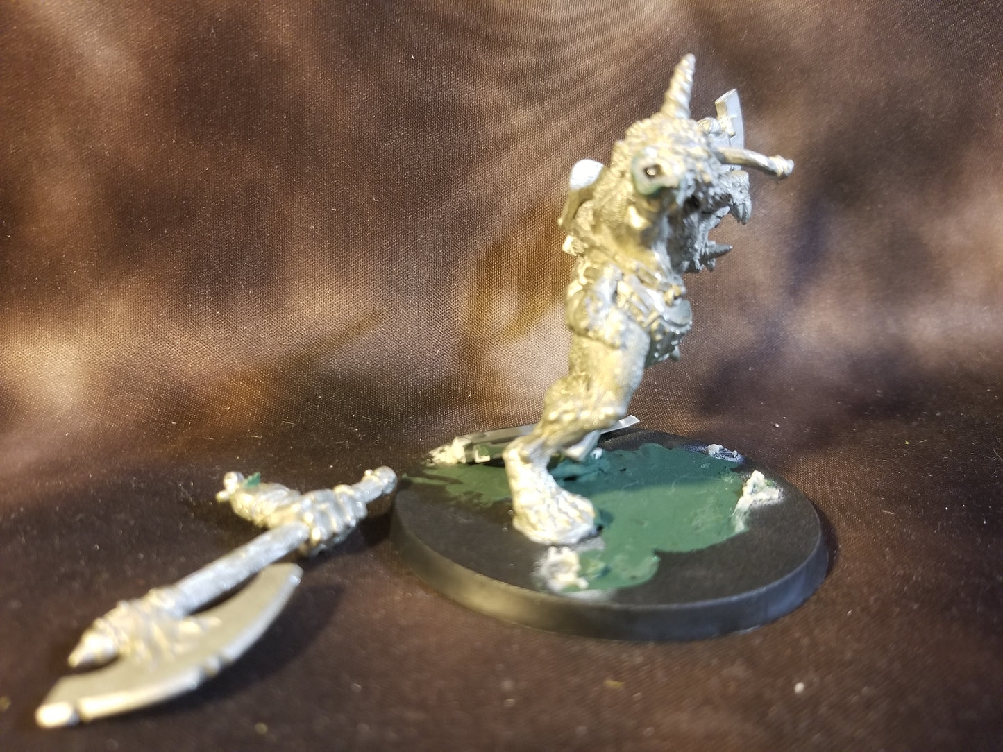 Warhammer Age of Sigmar AOS Destruction Beastmen Beasts of Chaos Doombull Bullgor Metal OOP