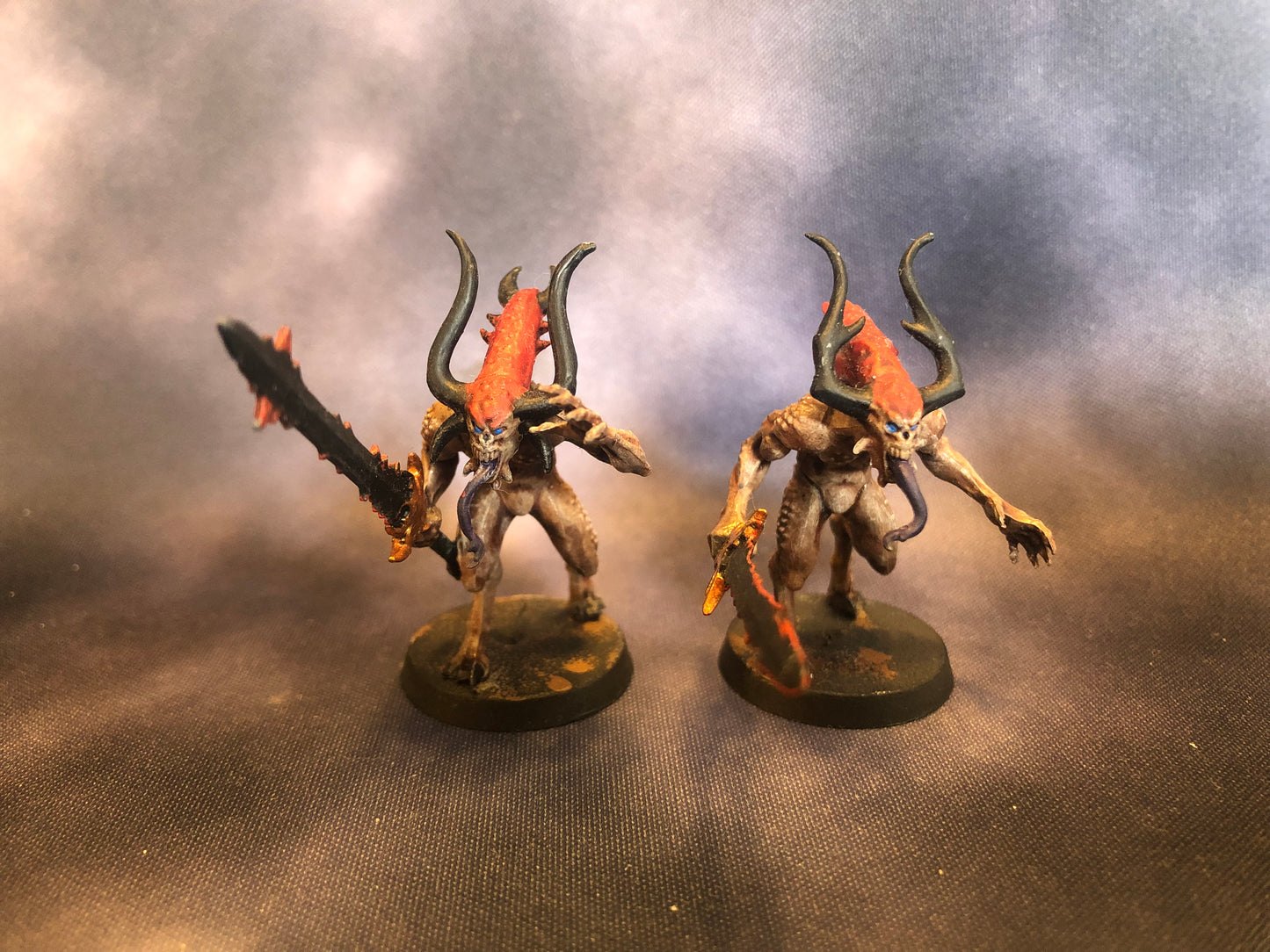 Warhammer 40k Chaos Daemons Bloodletters Painted