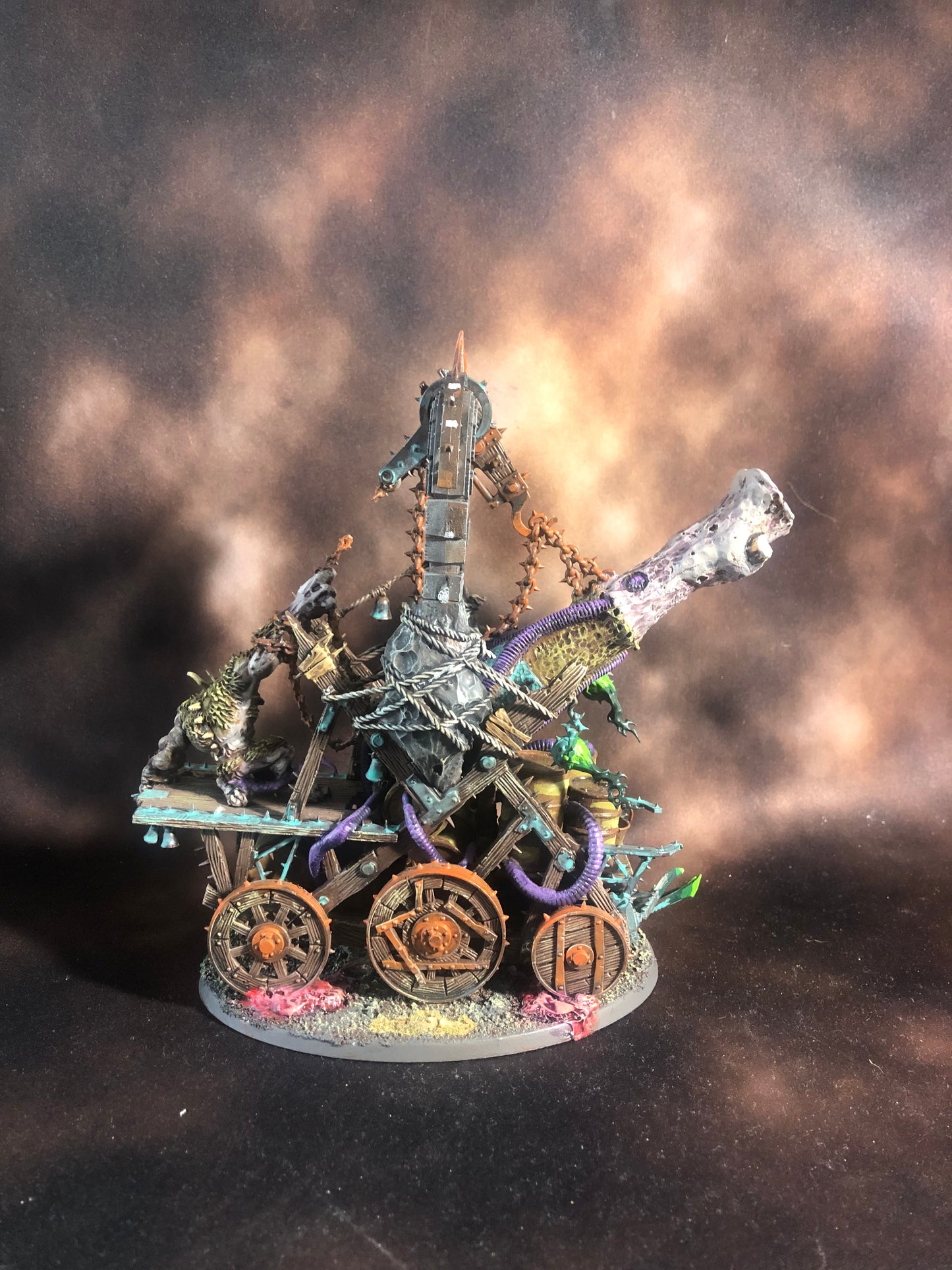 Warhammer 40k Chaos Space Marine Daemon Converted Forgefiend Screaming Bell Plague Furnace