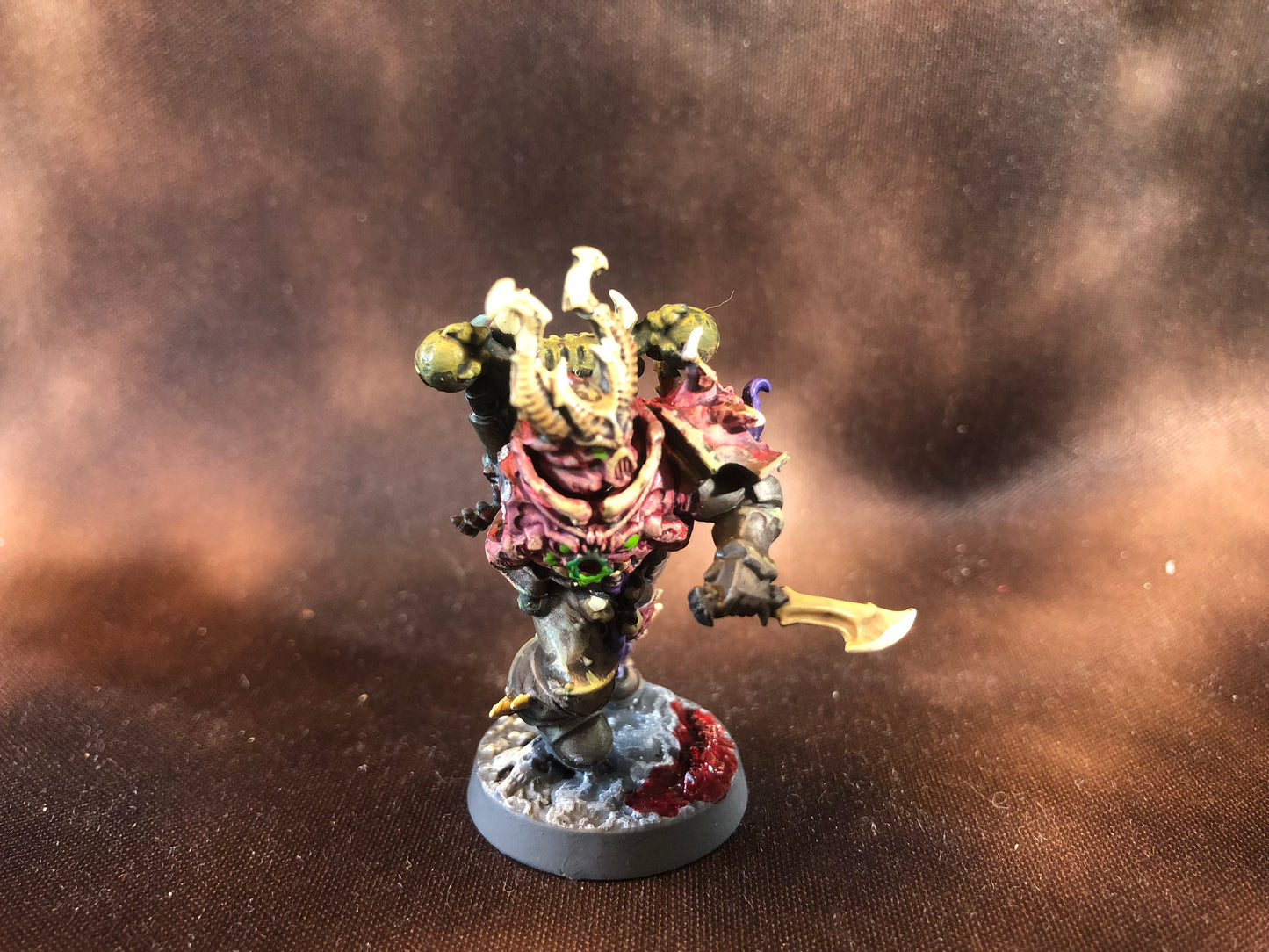 Warhammer 40k Chaos Space Marine Vrosh Tattersoul Dark Vengeance Aspiring Champion Painted