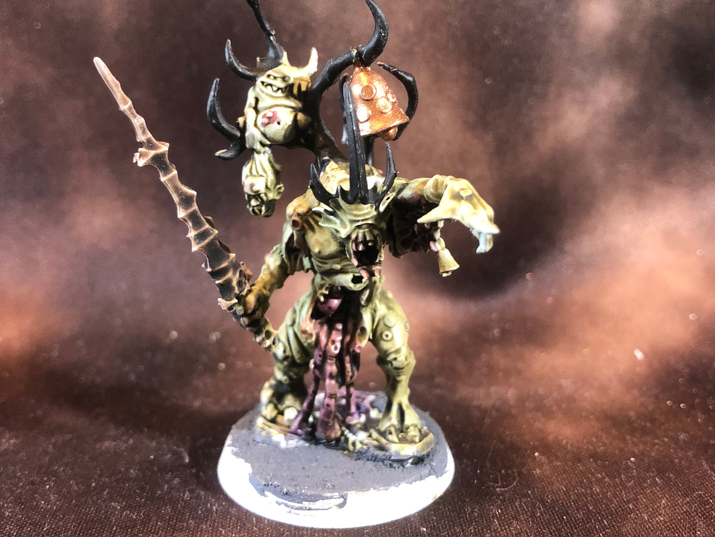 Warhammer 40k Chaos Space Marine Daemon Nurgle Poxbringer Painted