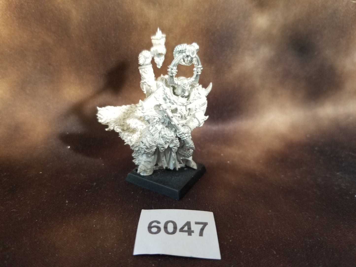 Warhammer Age of Sigmar AOS Chaos Lord on Foot Metal