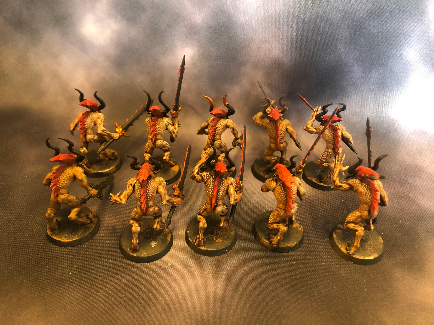 Warhammer 40k Chaos Daemons Bloodletters Painted