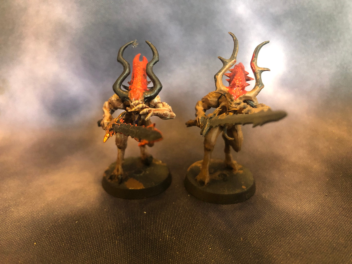 Warhammer 40k Chaos Daemons Bloodletters Painted