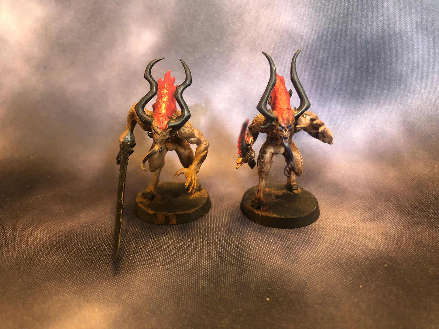 Warhammer 40k Chaos Daemons Bloodletters Painted