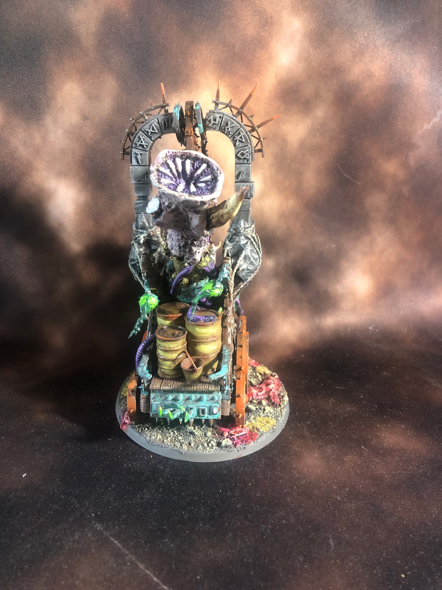 Warhammer 40k Chaos Space Marine Daemon Converted Forgefiend Screaming Bell Plague Furnace