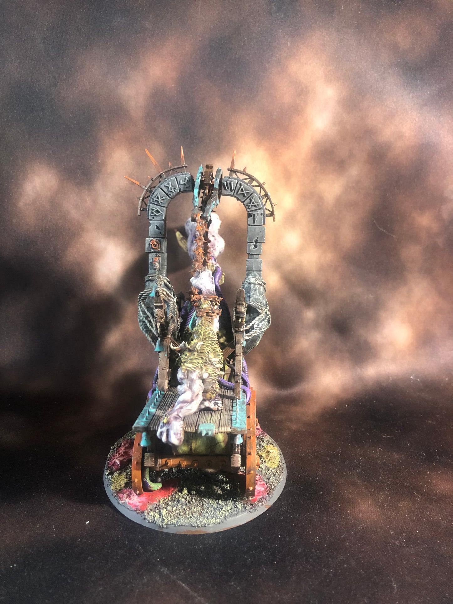 Warhammer 40k Chaos Space Marine Daemon Converted Forgefiend Screaming Bell Plague Furnace