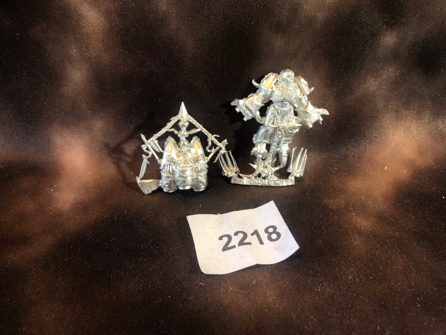 Warhammer 40k Chaos Space Marine Lord with Jump Pack Metal