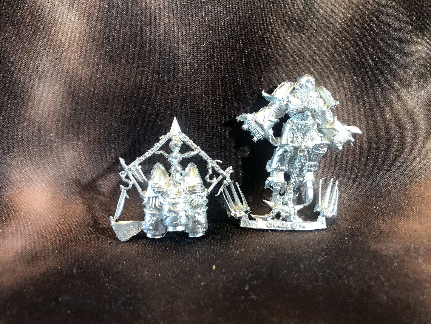 Warhammer 40k Chaos Space Marine Lord with Jump Pack Metal
