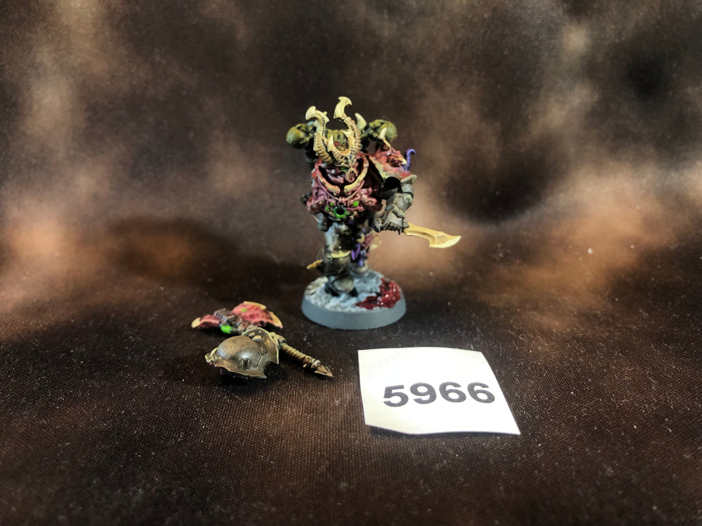 Warhammer 40k Chaos Space Marine Vrosh Tattersoul Dark Vengeance Aspiring Champion Painted