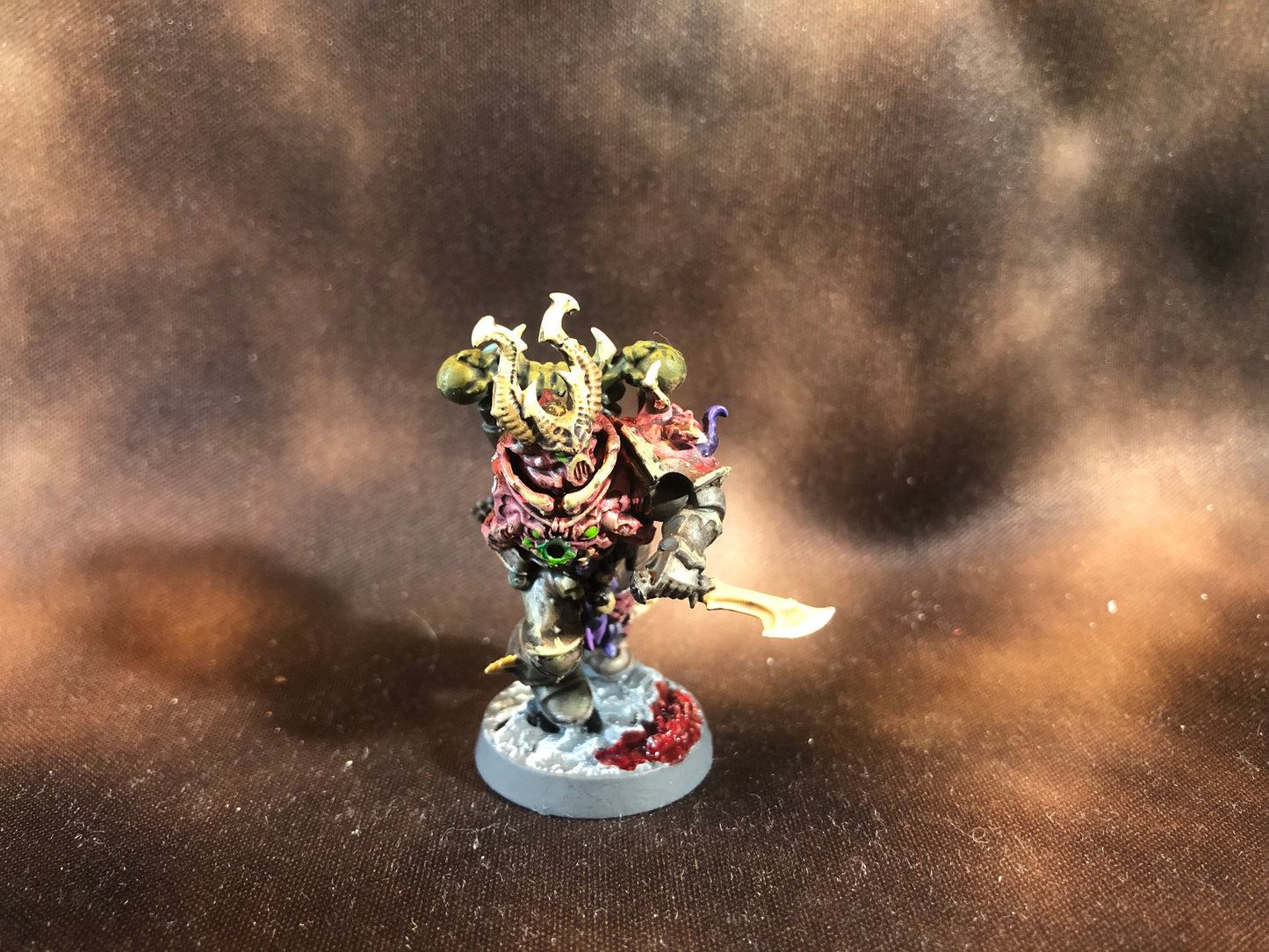 Warhammer 40k Chaos Space Marine Vrosh Tattersoul Dark Vengeance Aspiring Champion Painted
