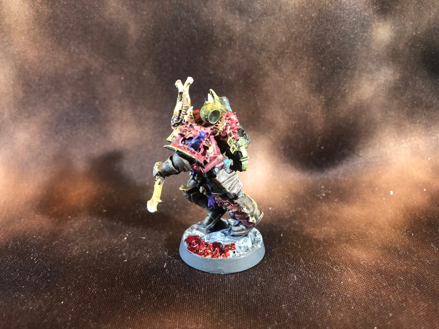 Warhammer 40k Chaos Space Marine Vrosh Tattersoul Dark Vengeance Aspiring Champion Painted