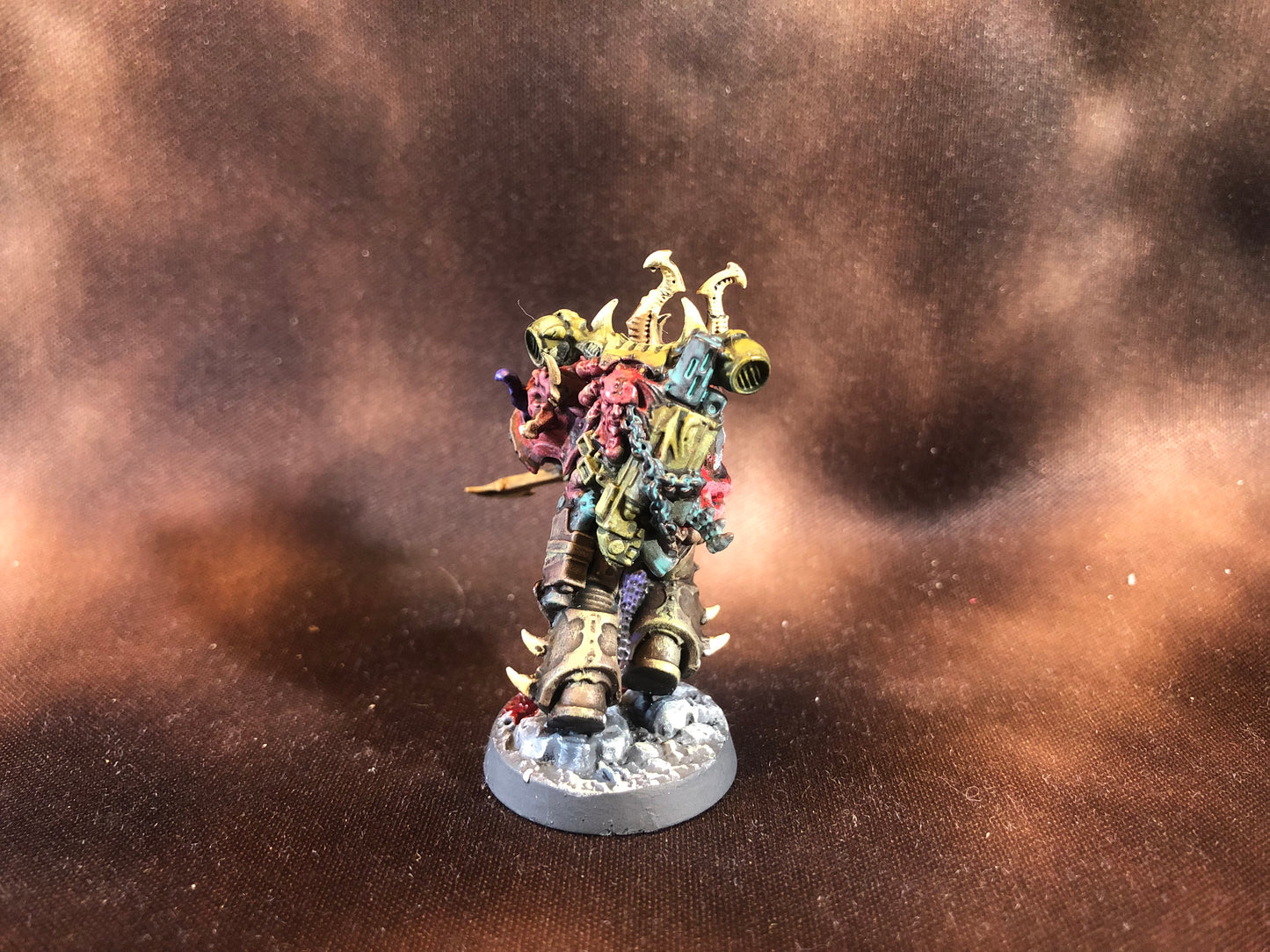 Warhammer 40k Chaos Space Marine Vrosh Tattersoul Dark Vengeance Aspiring Champion Painted