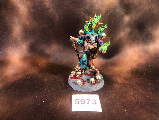 Warhammer 40k Chaos Space Marine Master of Possession Painted Broken Staff