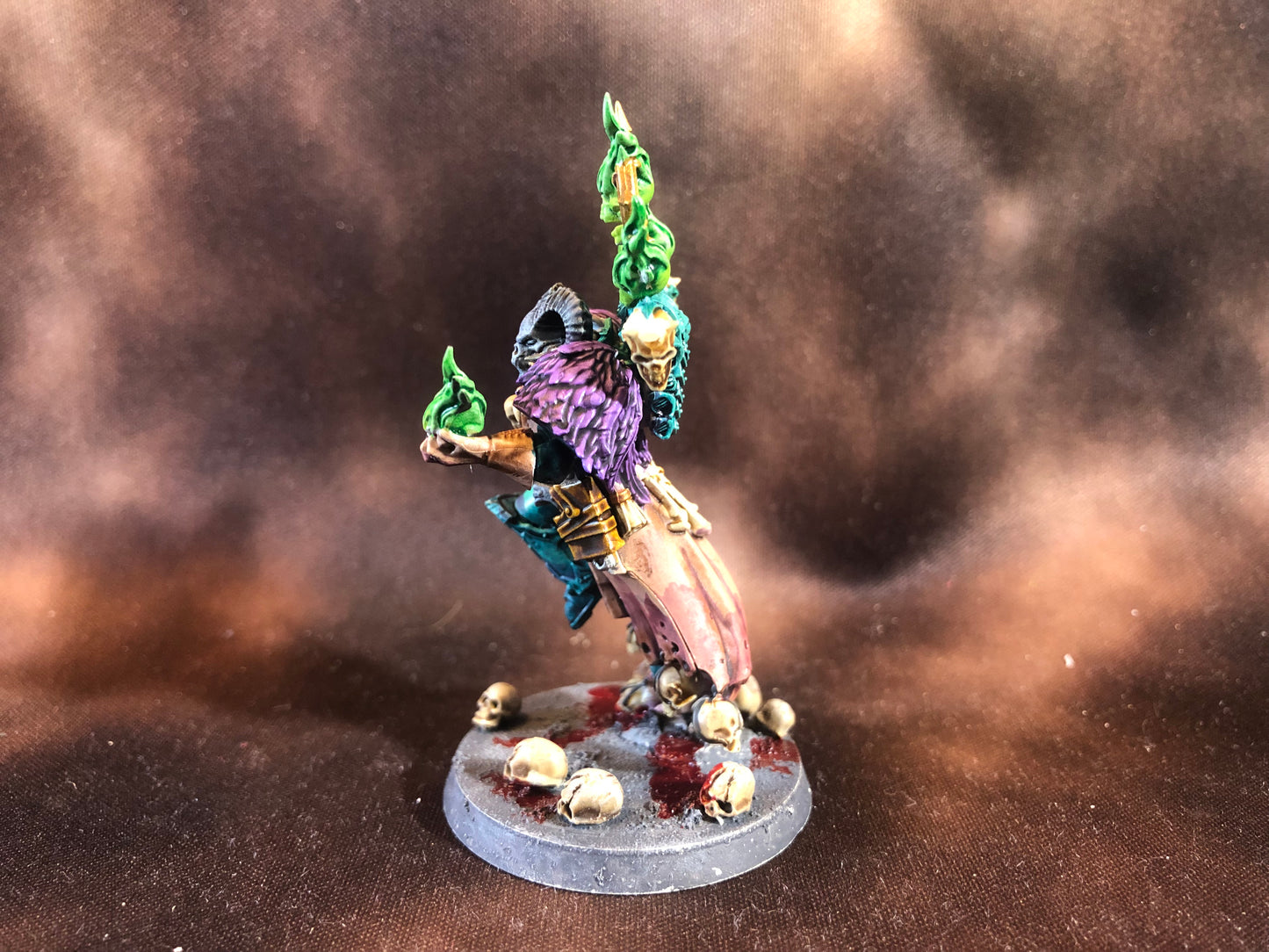Warhammer 40k Chaos Space Marine Master of Possession Painted Broken Staff