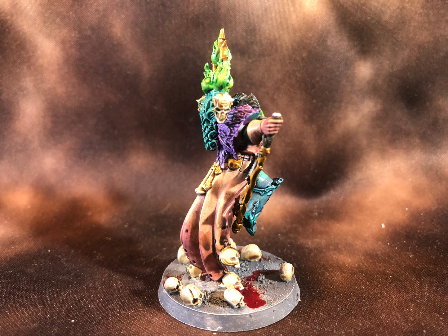 Warhammer 40k Chaos Space Marine Master of Possession Painted Broken Staff