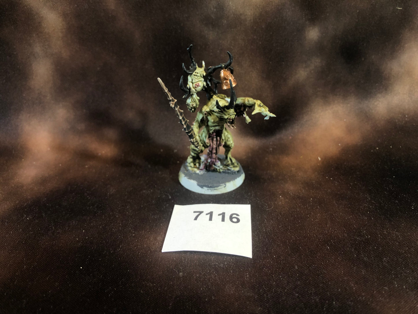 Warhammer 40k Chaos Space Marine Daemon Nurgle Poxbringer Painted