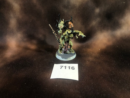 Warhammer 40k Chaos Space Marine Daemon Nurgle Poxbringer Painted