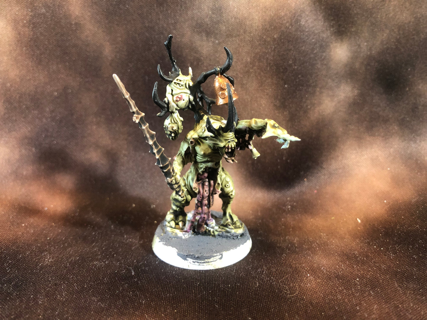 Warhammer 40k Chaos Space Marine Daemon Nurgle Poxbringer Painted