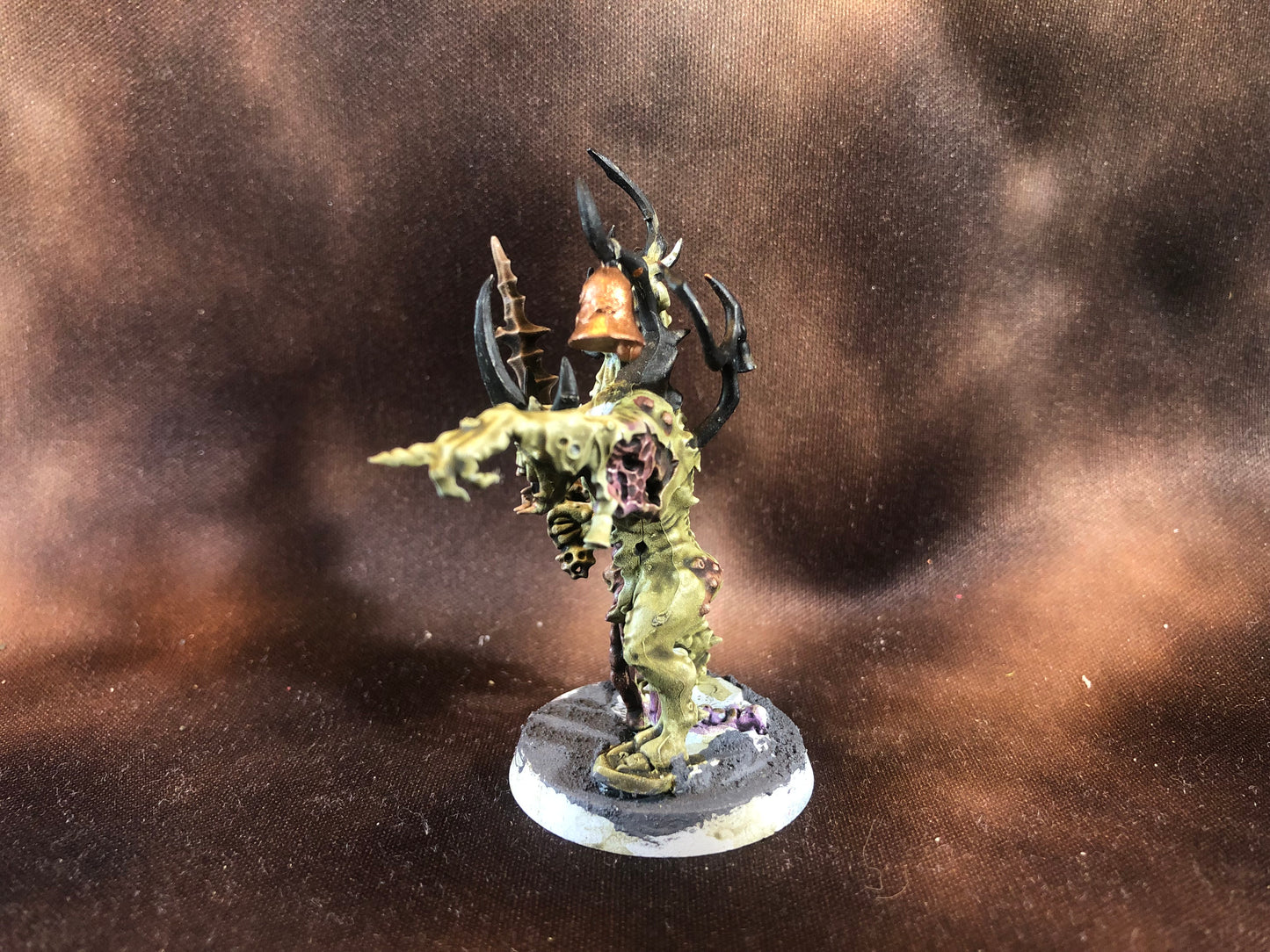 Warhammer 40k Chaos Space Marine Daemon Nurgle Poxbringer Painted